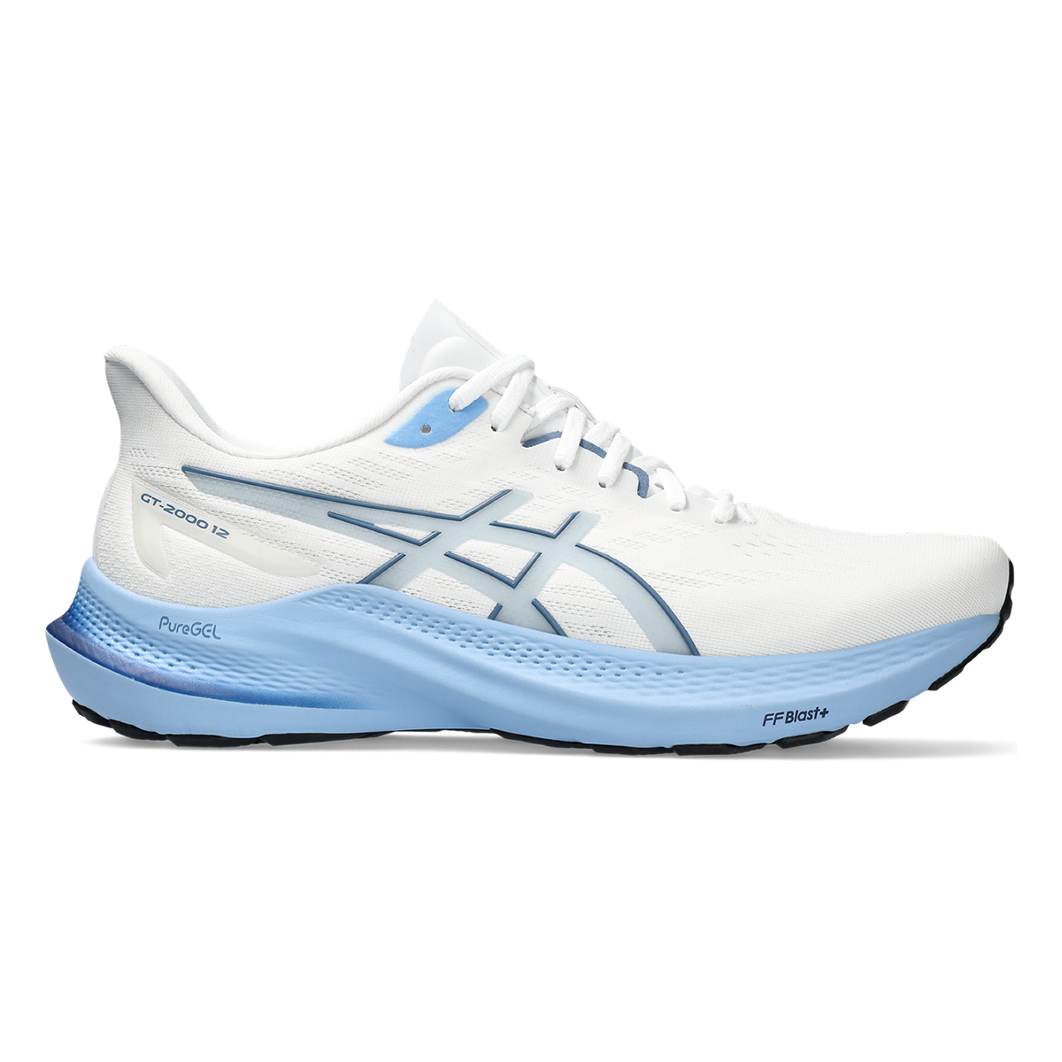 Asics GT 2000 12 - White - Storm Blue