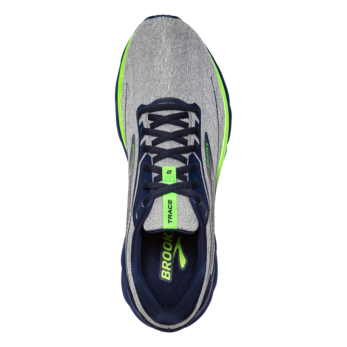 Brooks Trace 2 - Grey - Blue - Green Gecko