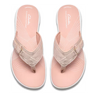 Clarks Breeze Sea women's sandals in Dusty Rose, top view
