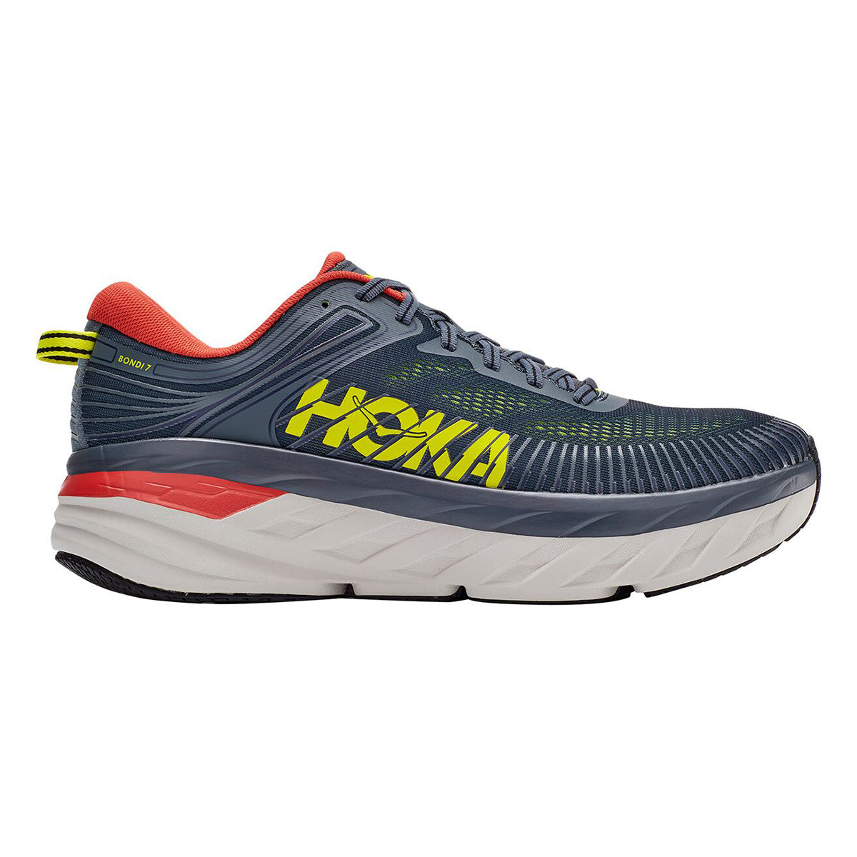 Hoka Bondi 7 - Turbulence - Chili