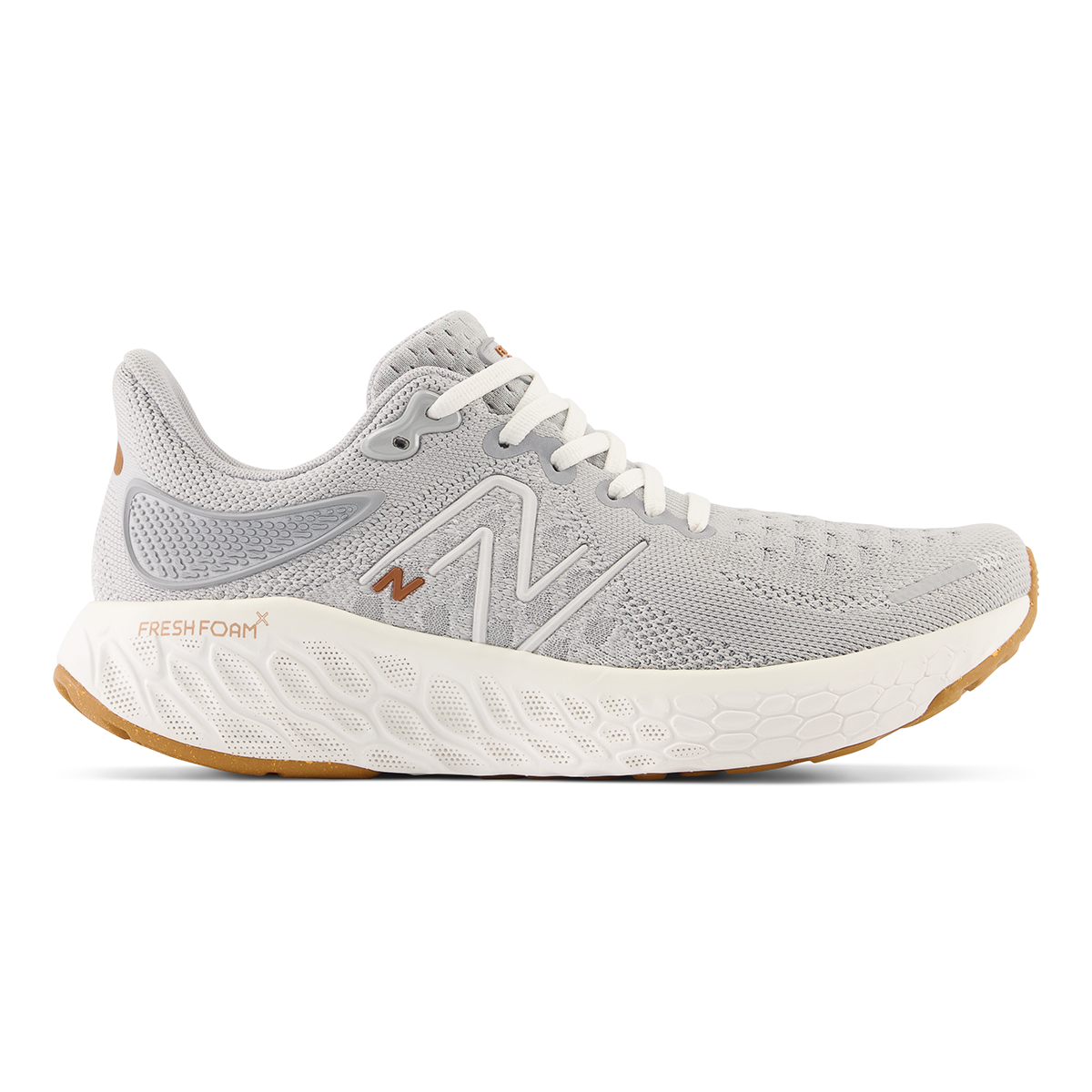 New Balance Fresh Foam X 1080 V12 - Grey - Sea Salt - Copper Metallic