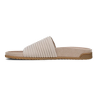 Vionic Evie Knit women's slide sandal in Cream Knit, lateral view