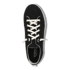 Vionic Pismo 2.0 women's casual sneaker in Black, top view
