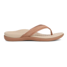 Vionic Tide 2.0 women's thong sandal in Mocha Mousse Leather, lateral view