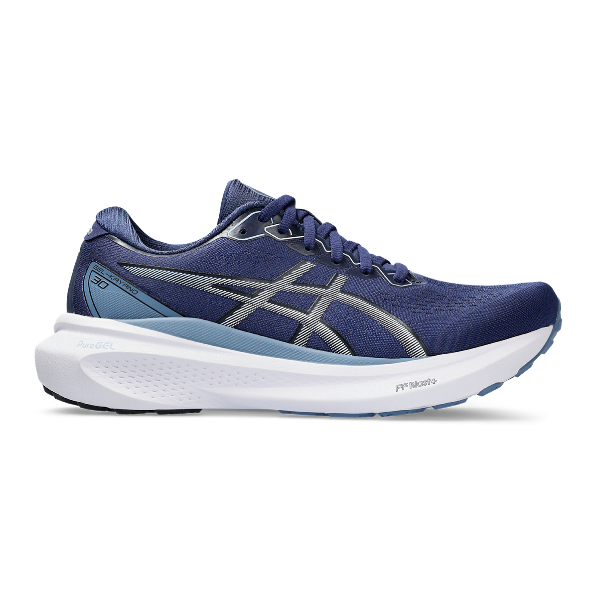 Asics Gel Kayano 30 - Deep Ocean - White