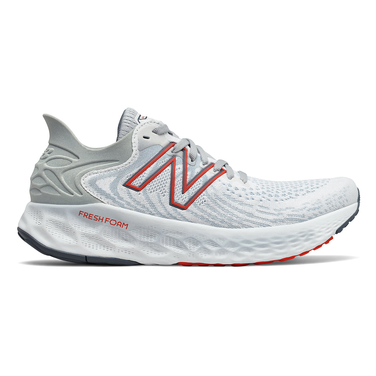 New Balance 1080 V11 - White - Ghost Pepper