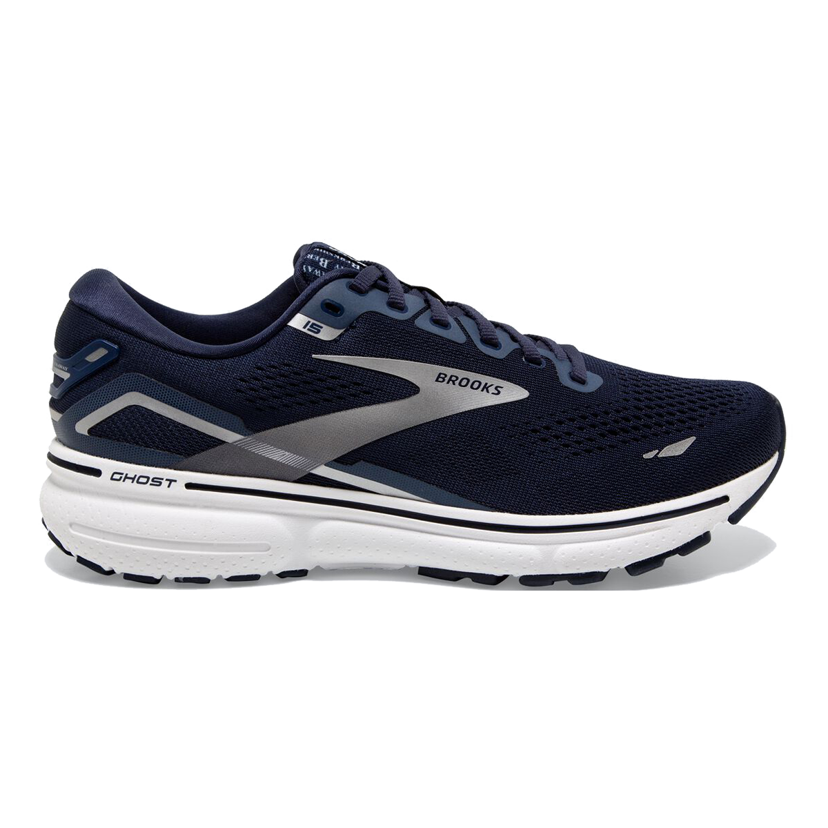 Brooks Ghost 15 - Peacoat - Blue - Silver