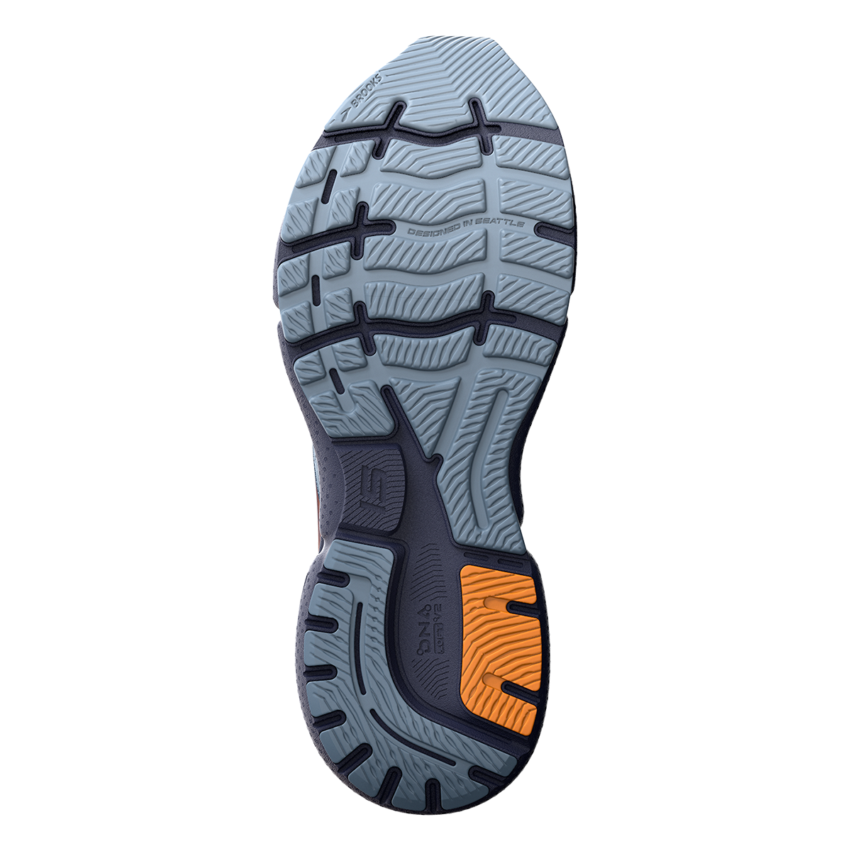 Brooks Ghost 15 - Flintstone - Peacoat - Oak