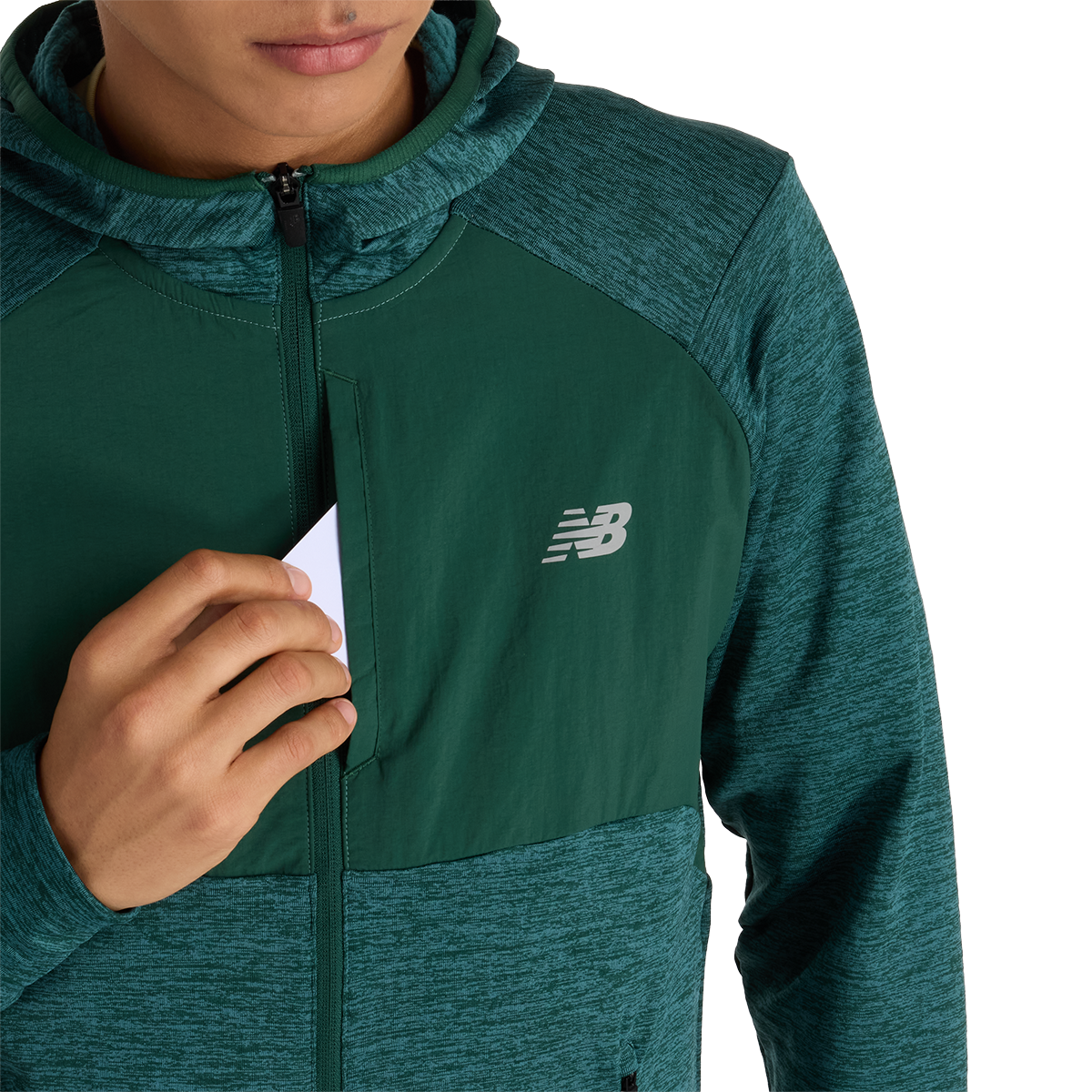 New Balance Heat Grid Hooded Full Zip