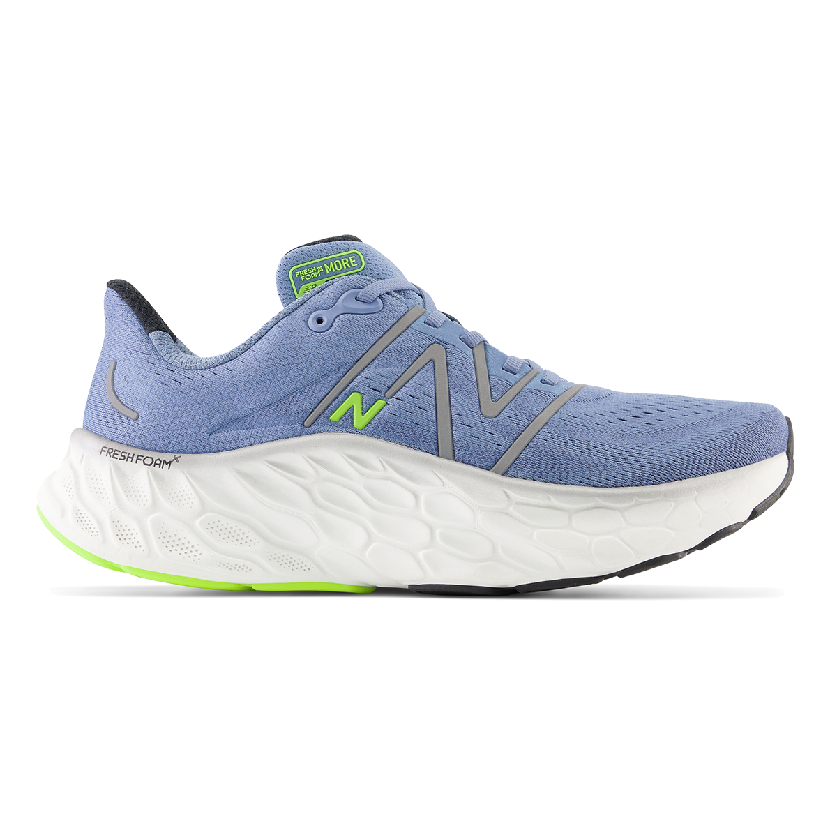 New Balance Fresh Foam X More V4 - Mercury Blue - Dark Silver Metallic
