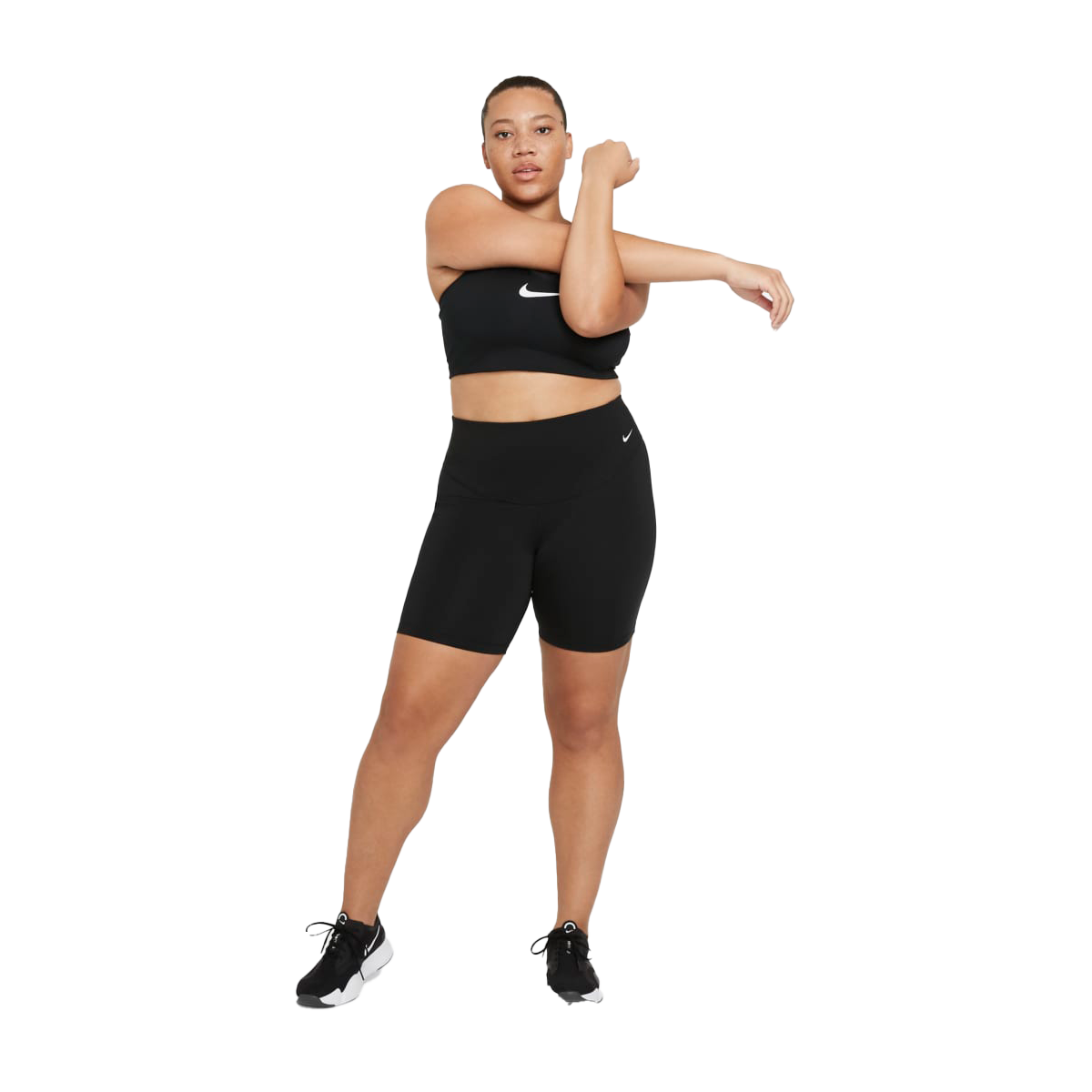 plus size workout shorts nike