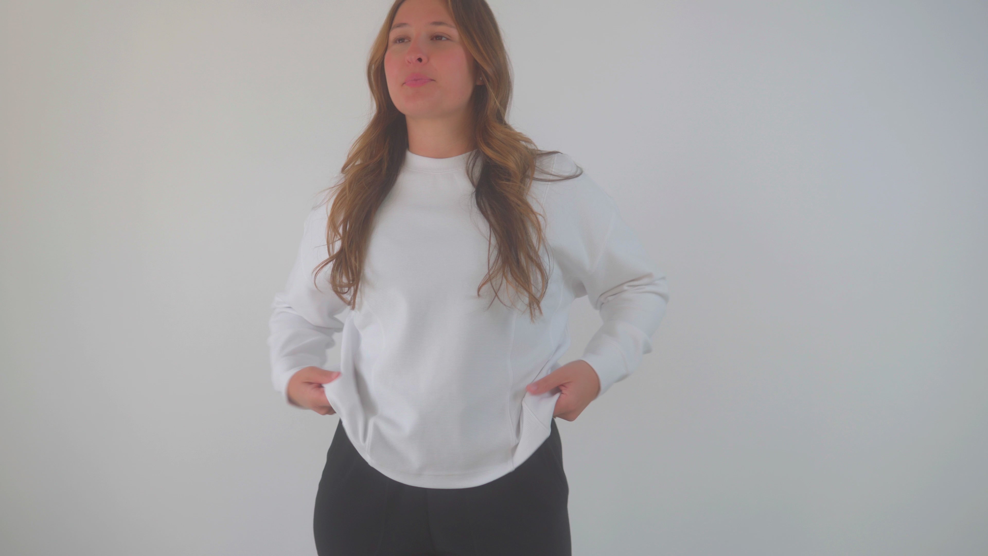 F2R Ottoman Rib Long Sleeve Top