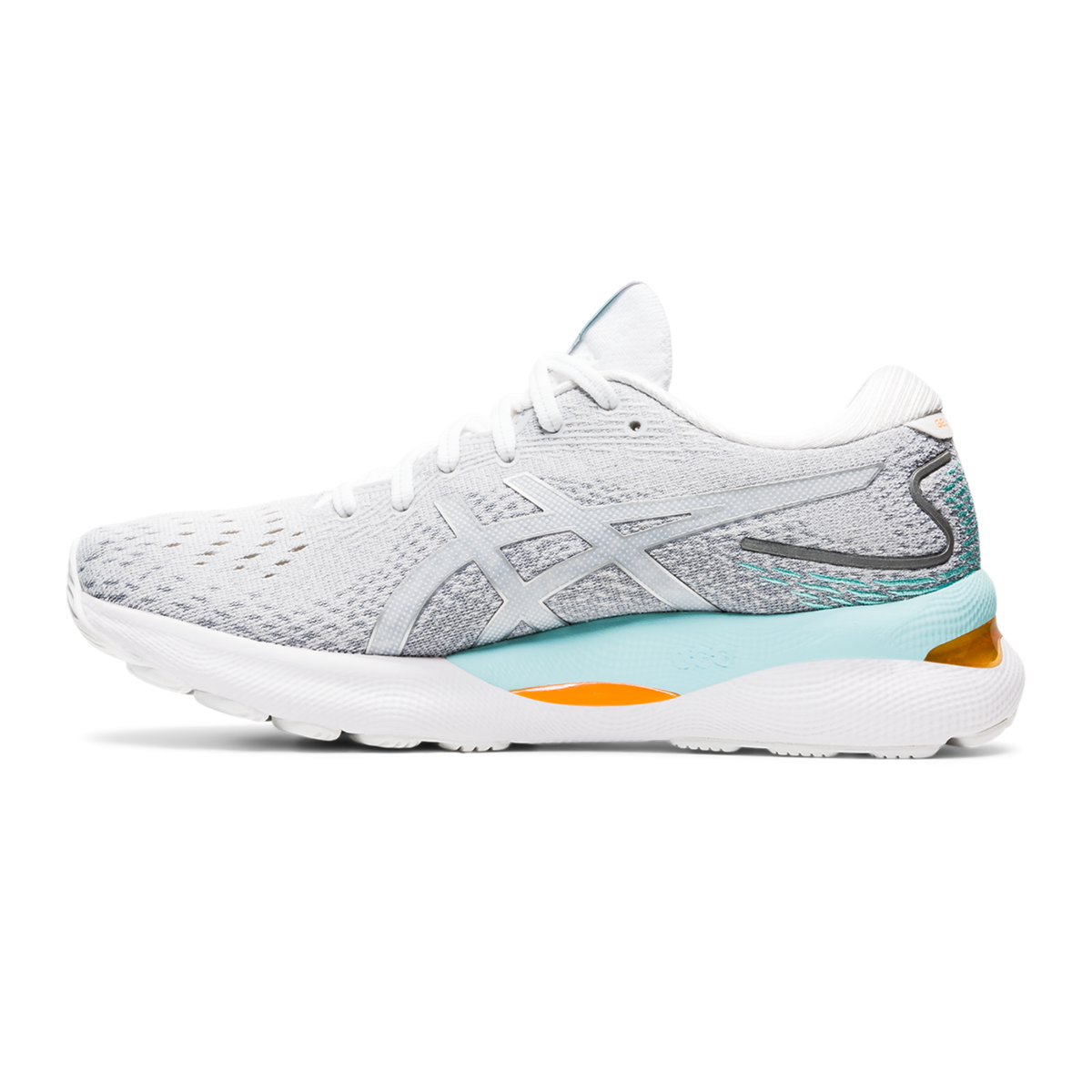 Asics Gel Nimbus 24 - White - Pure Silver