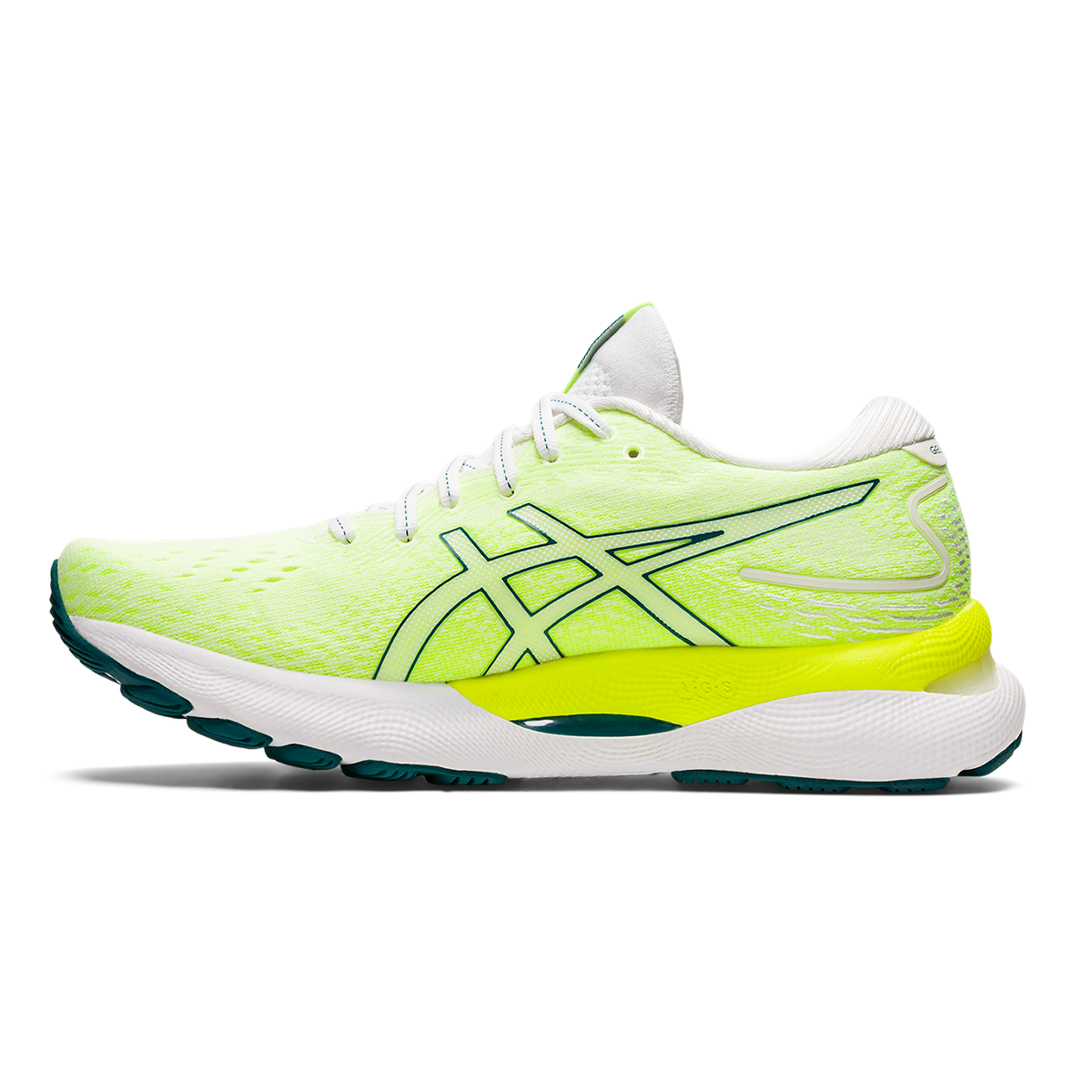 Asics Gel Nimbus 24 - White - Velvet Pine
