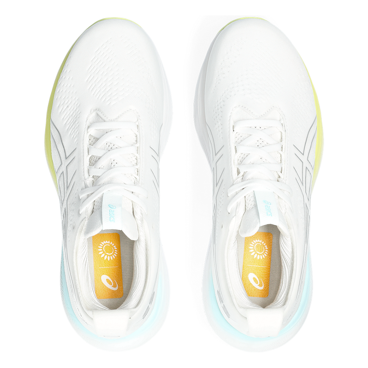 Asics Gel Nimbus 25 - White - Pure Silver