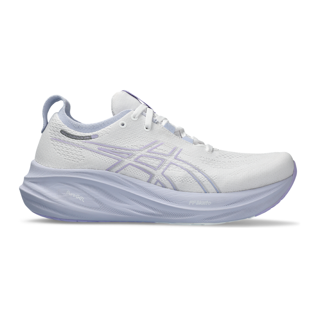 Asics Gel Nimbus 26 White White Fit2Run