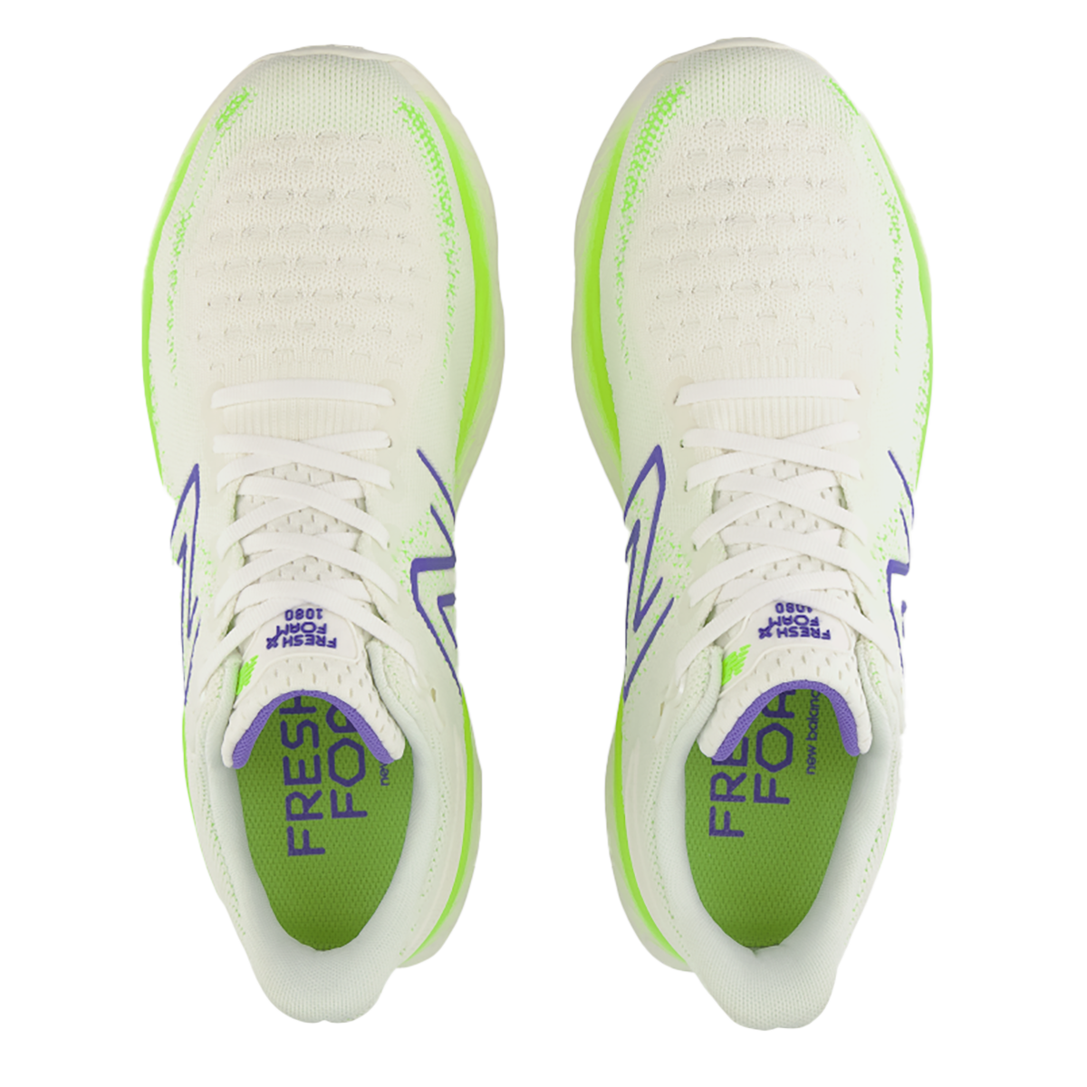 New Balance Fresh Foam X 1080 V12 - Sea Salt - Electric Indigo