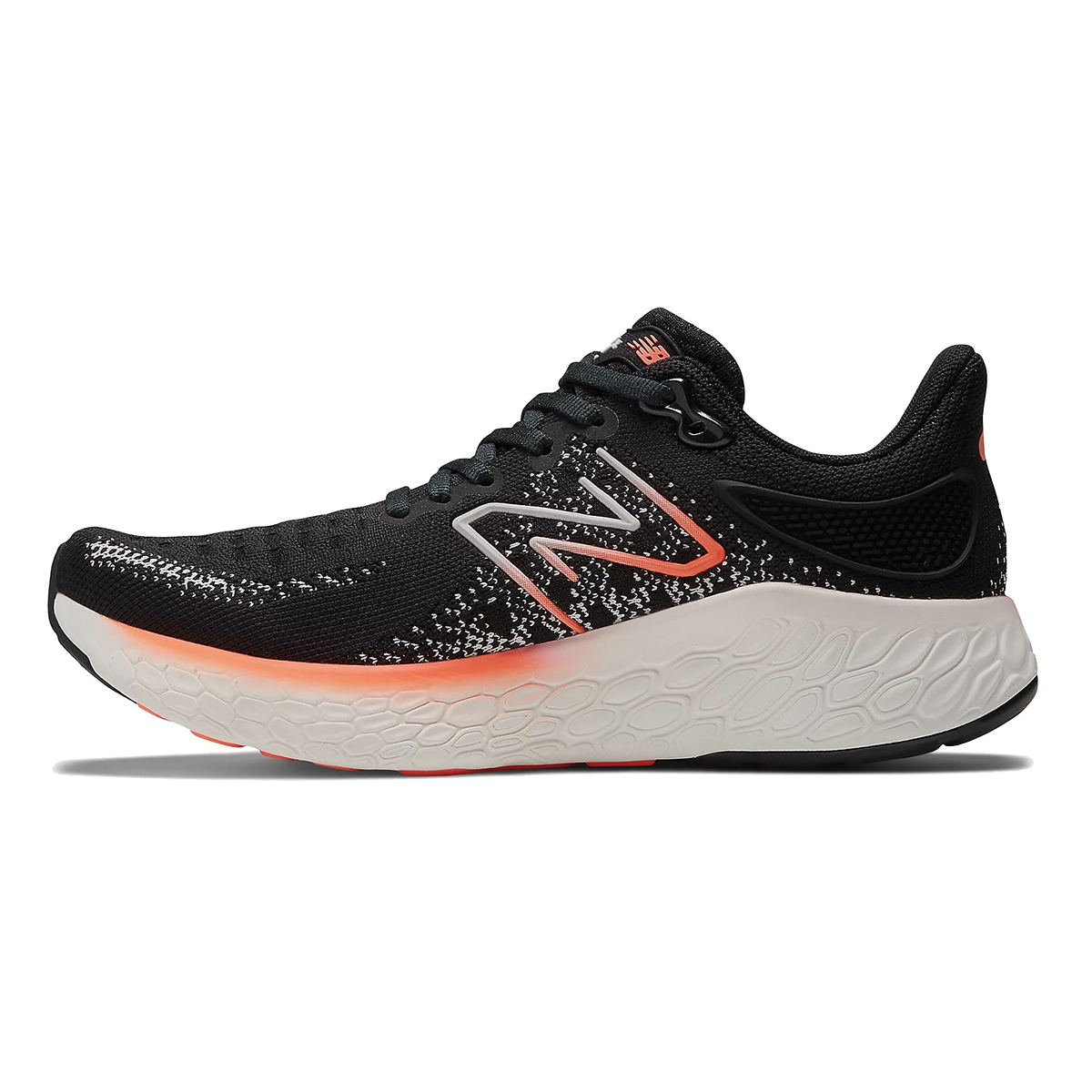 New Balance Fresh Foam X 1080 V12 - Black - Neon Dragonfly - Washed Pink