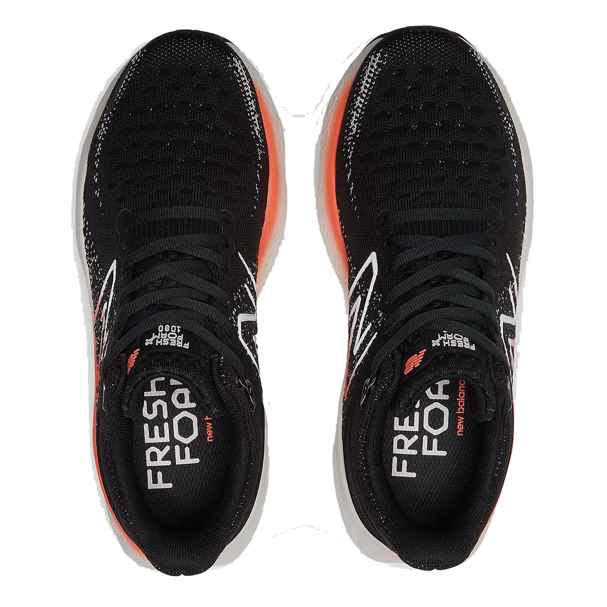 New Balance Fresh Foam X 1080 V12 - Black - Neon Dragonfly - Washed Pink