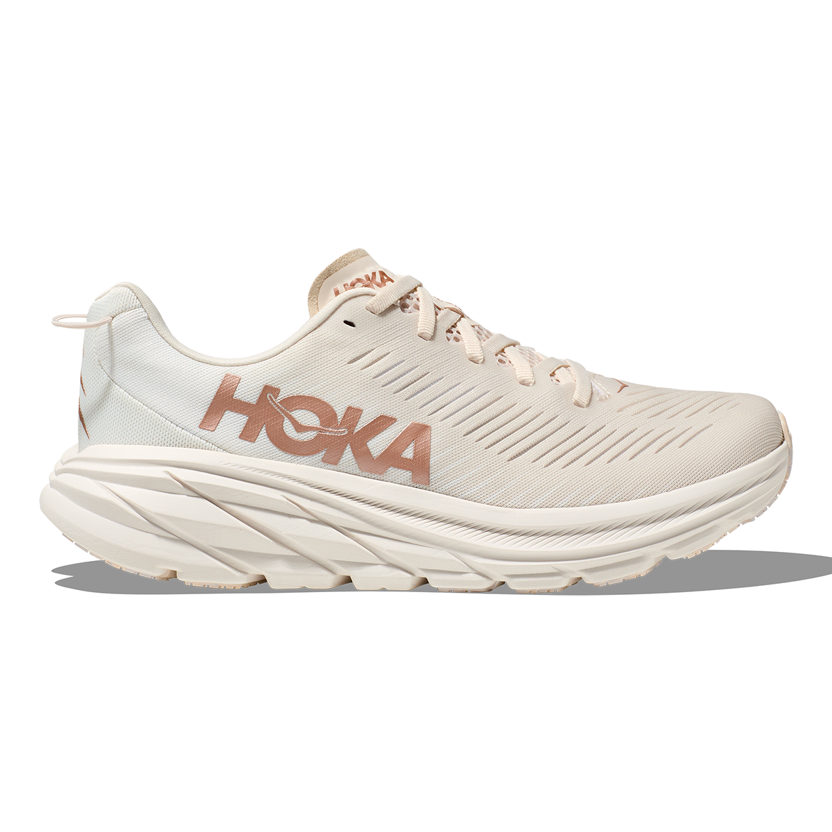 Hoka Rincon 3 - Eggnog - Rose Gold – Fit2Run