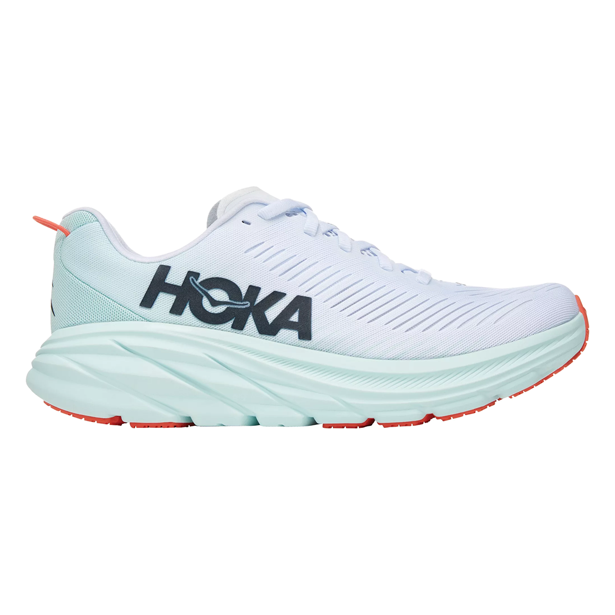 Hoka Rincon 3 - White - Blue Glass