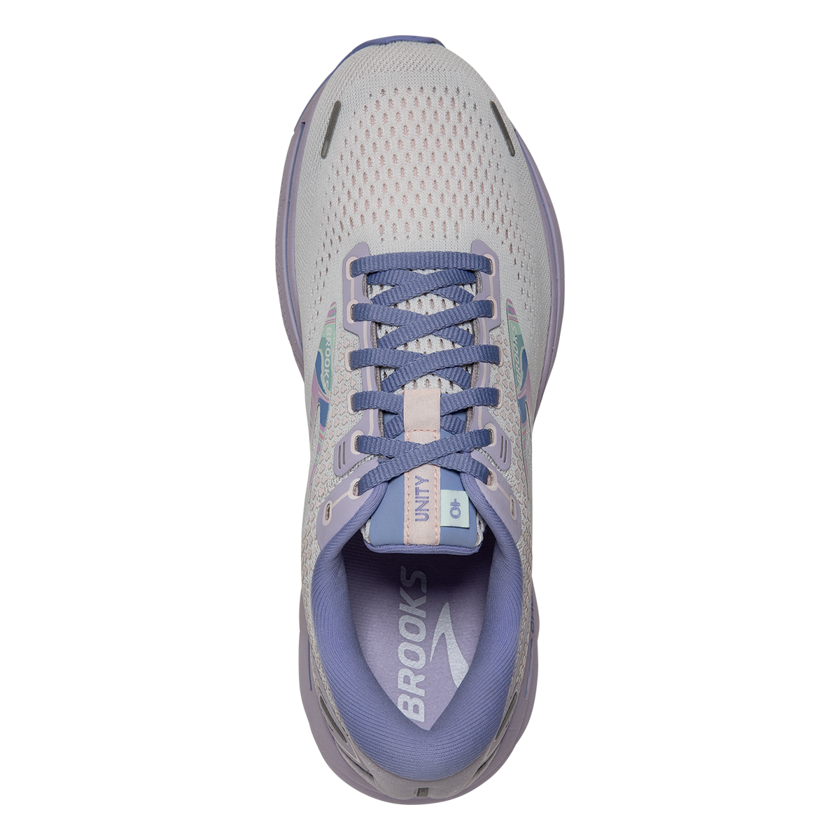Brooks Ghost 14 - White - Purple - Barely Pink