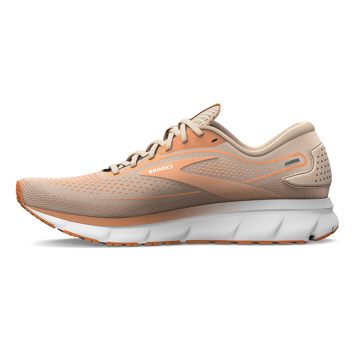 Brooks Trace 2 - Pale Peach - Tangerine - White
