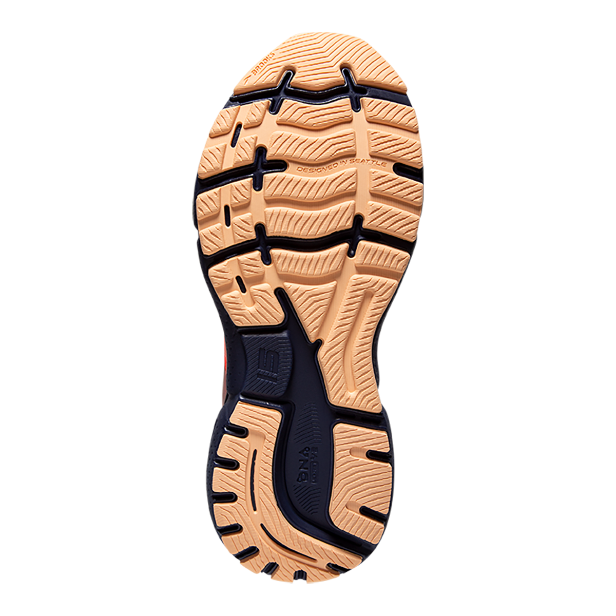 Brooks Ghost 15 - Coral - Navy - Peach