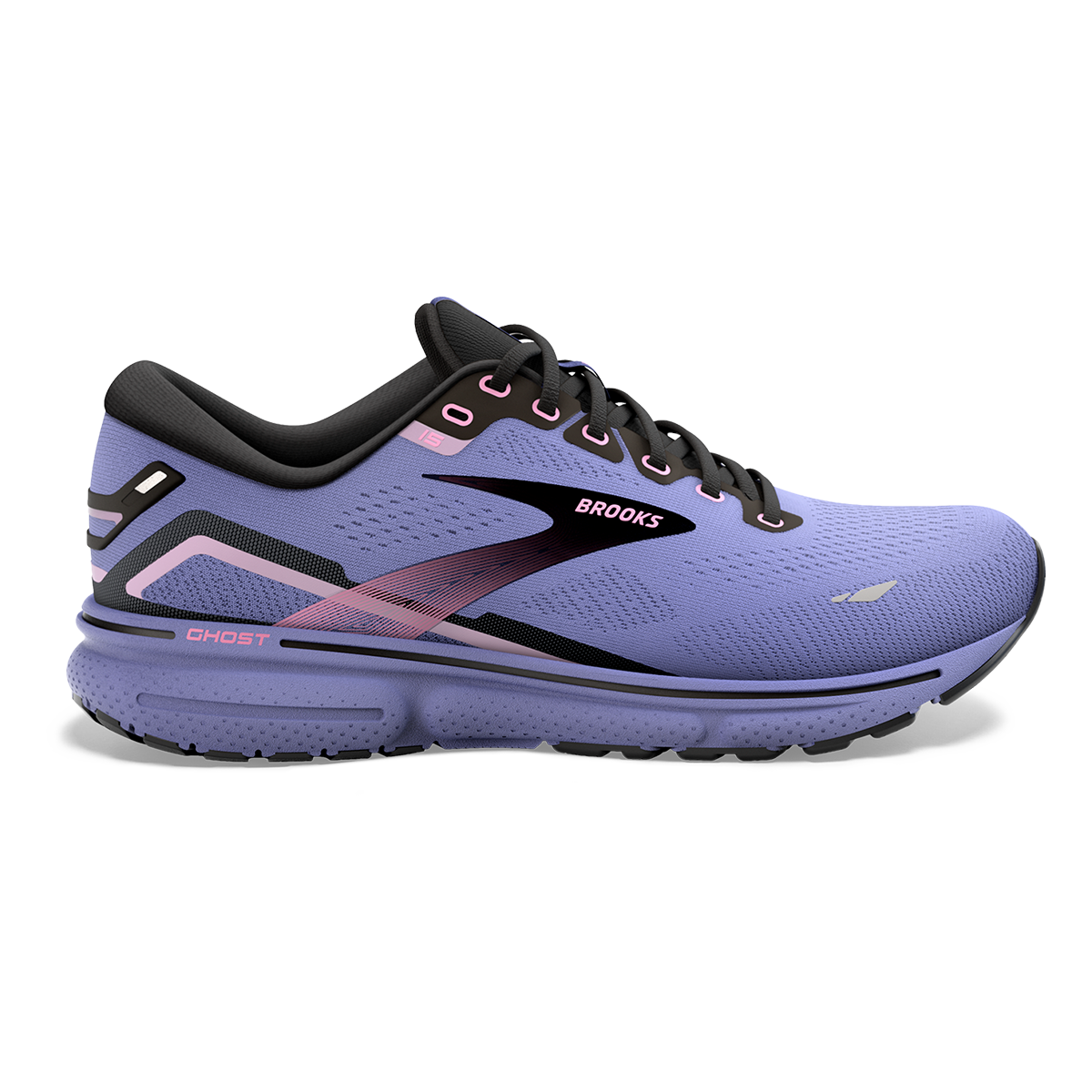 Brooks Ghost 15 - Purple - Pink - Black