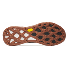 Merrell Agility Peak 6 men's trail running shoe in White/Black outsole view