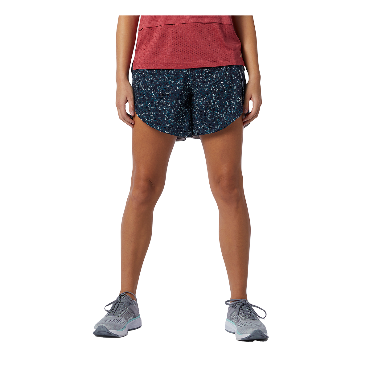 New Balance Printed Impact Run 5" Short