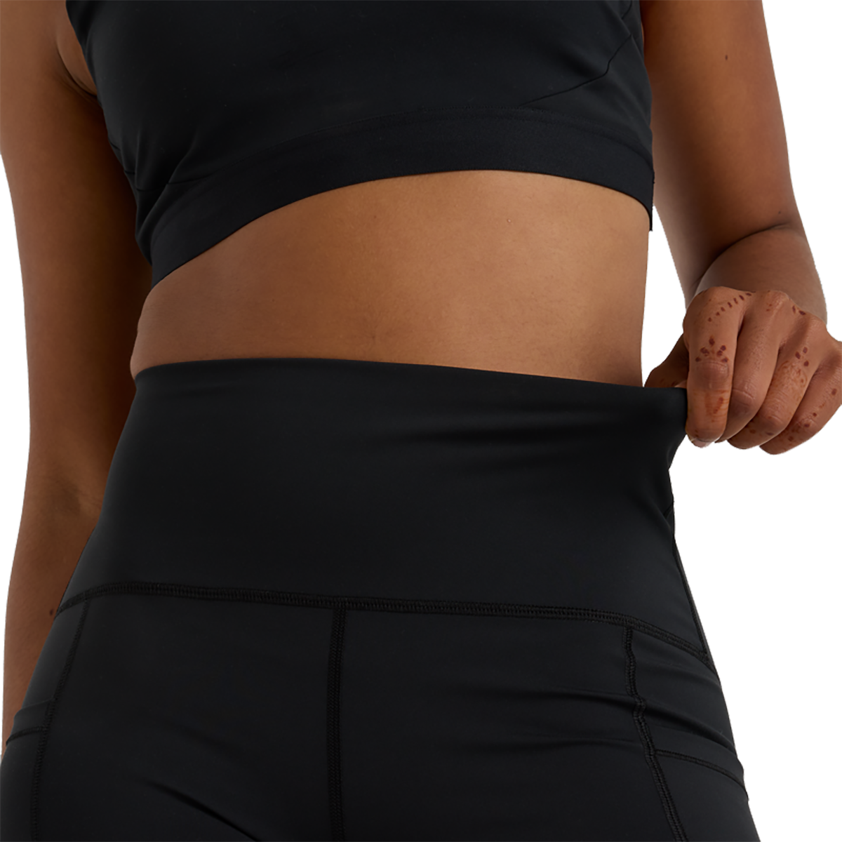 New Balance Sleek Pocket High Rise Short 6