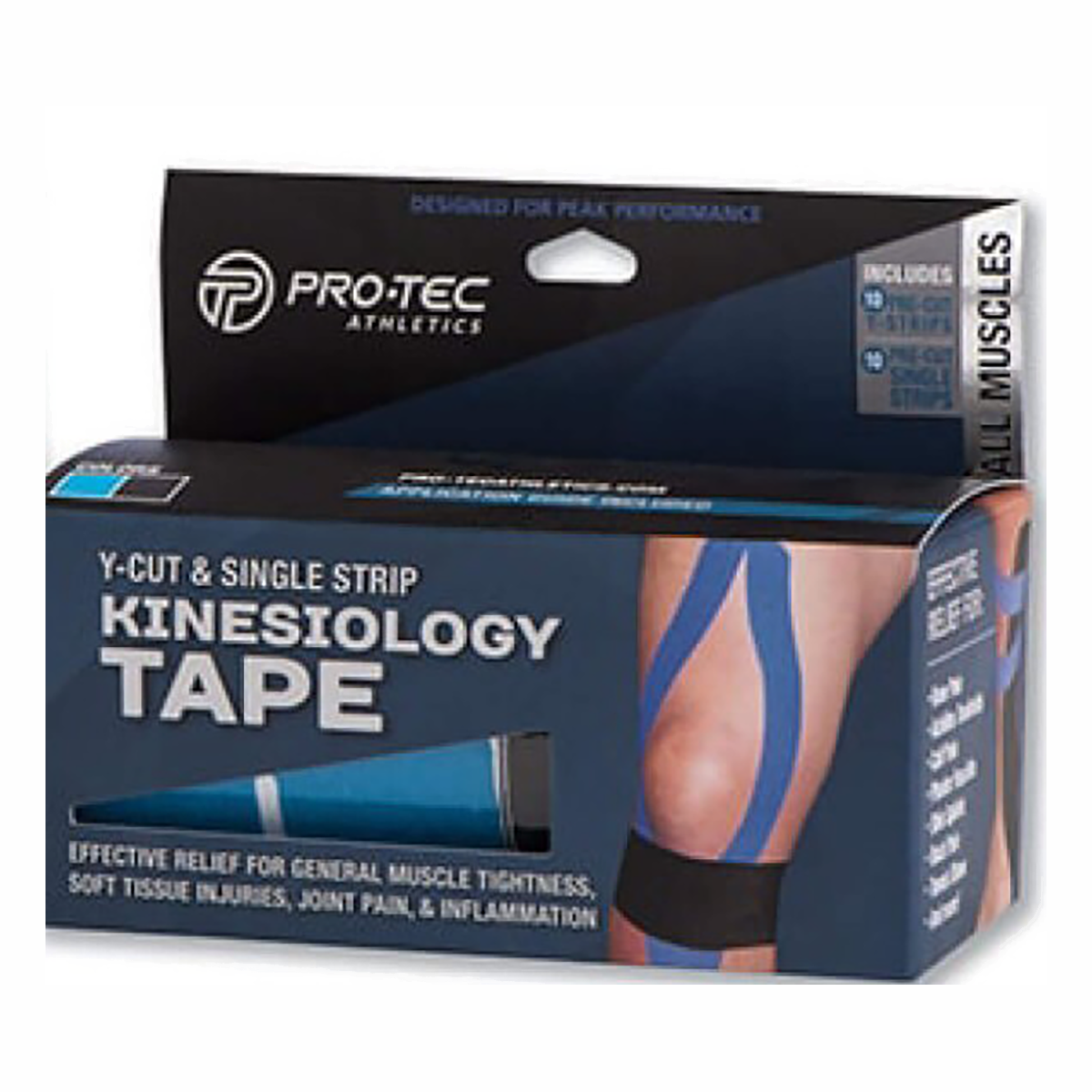 Pro-Tec Pre-Cut Kinesiology Tape, , large image number null