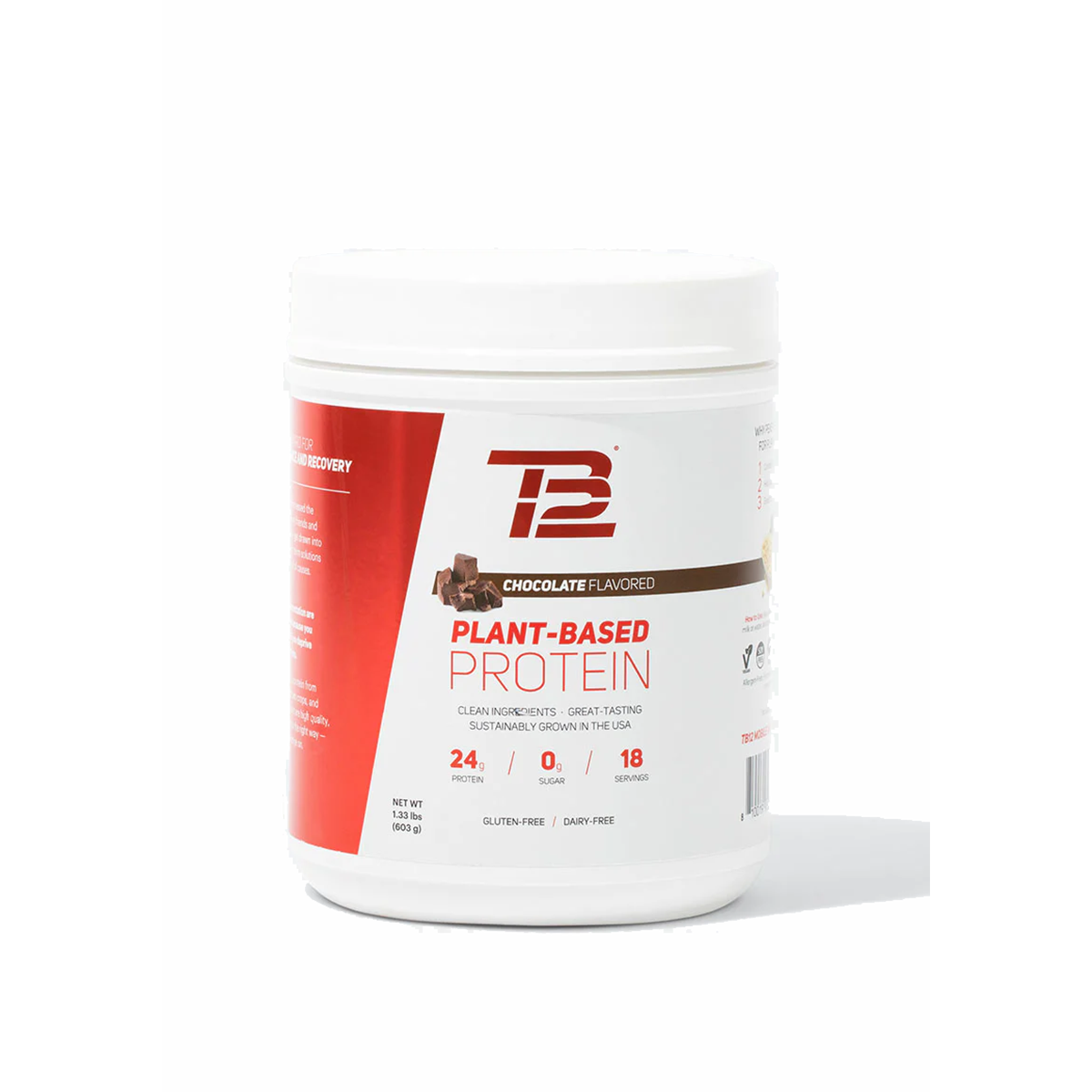 TB12 Plant Based Protein 1.25lb, , large image number null