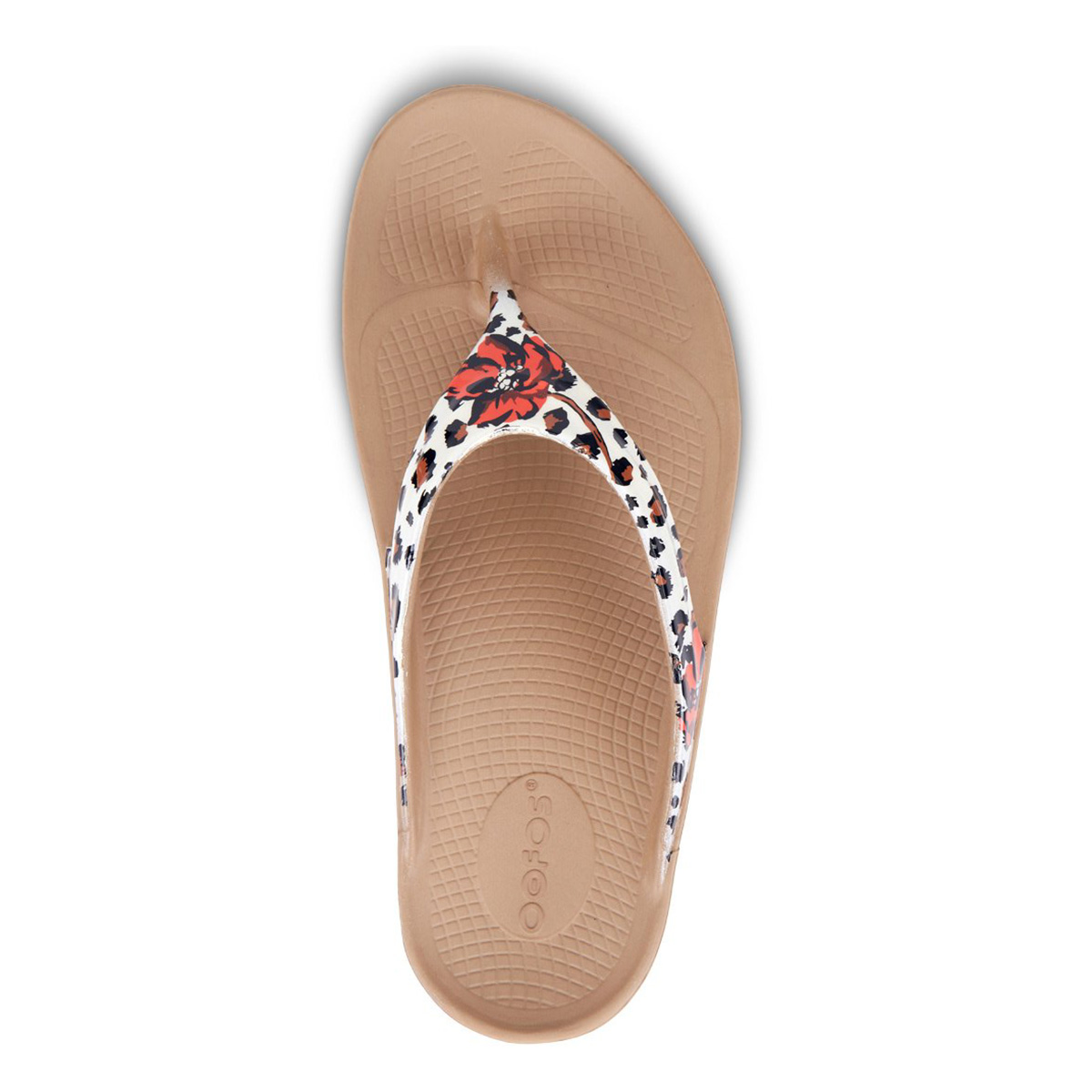 OOFOS Cheetah/Leopard Print Limited Edition OOlala Sandals
